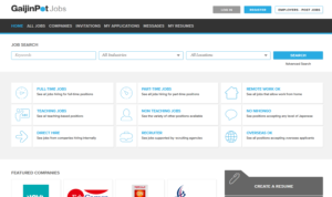 GaijinPot jobs web