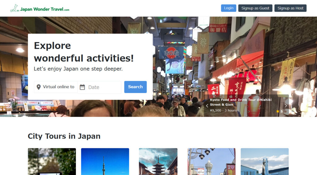 Japan wonder travel.com web
